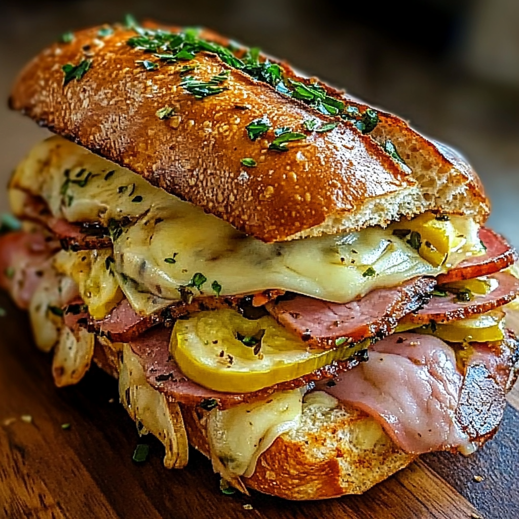 Authentic Muffaletta Sandwich