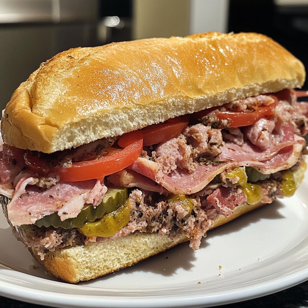 Authentic Muffaletta Sandwich