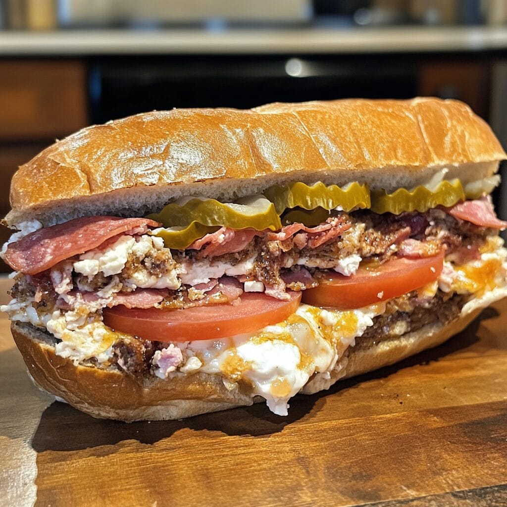 Authentic Muffaletta Sandwich