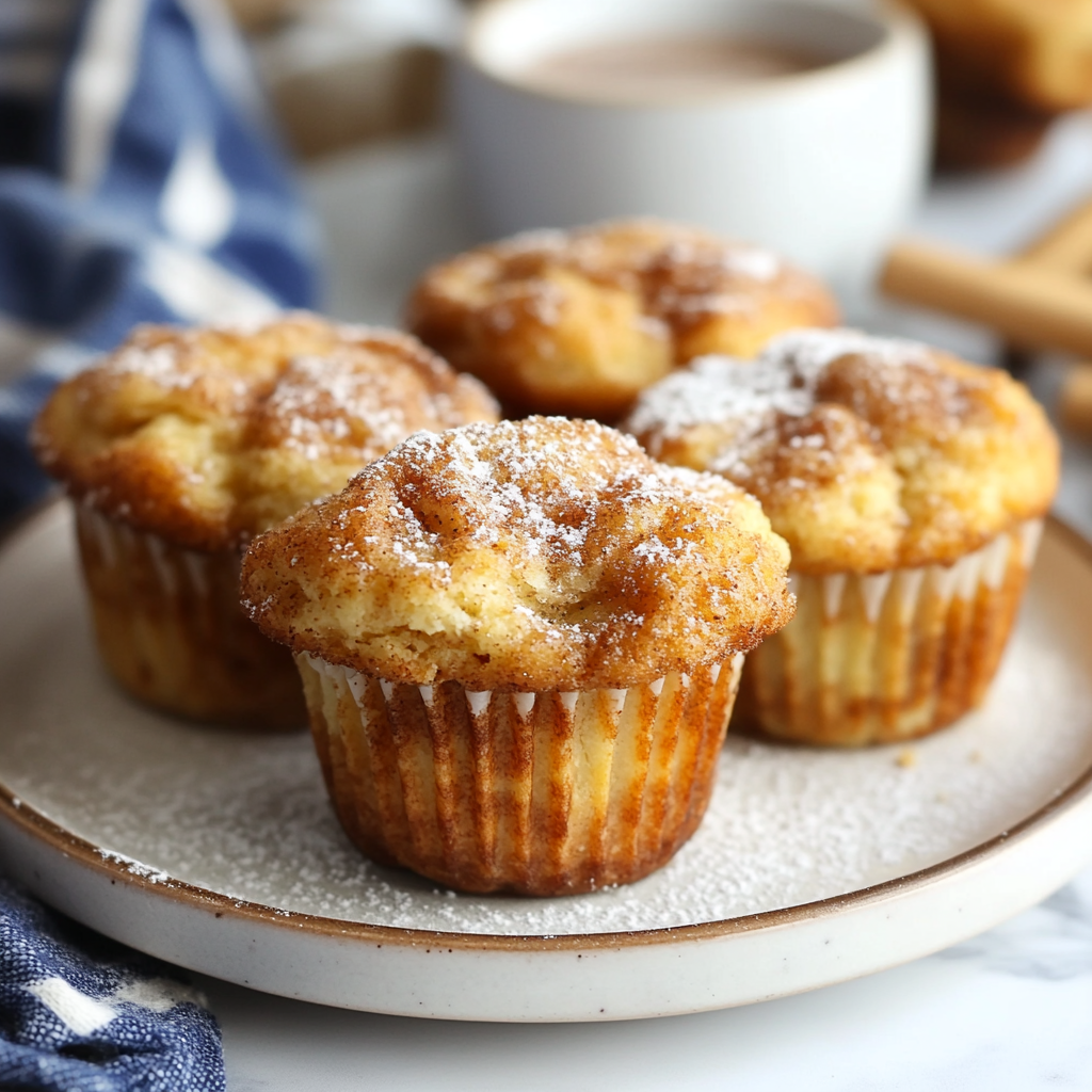 Cinnamon Sugar French Toast Muffins