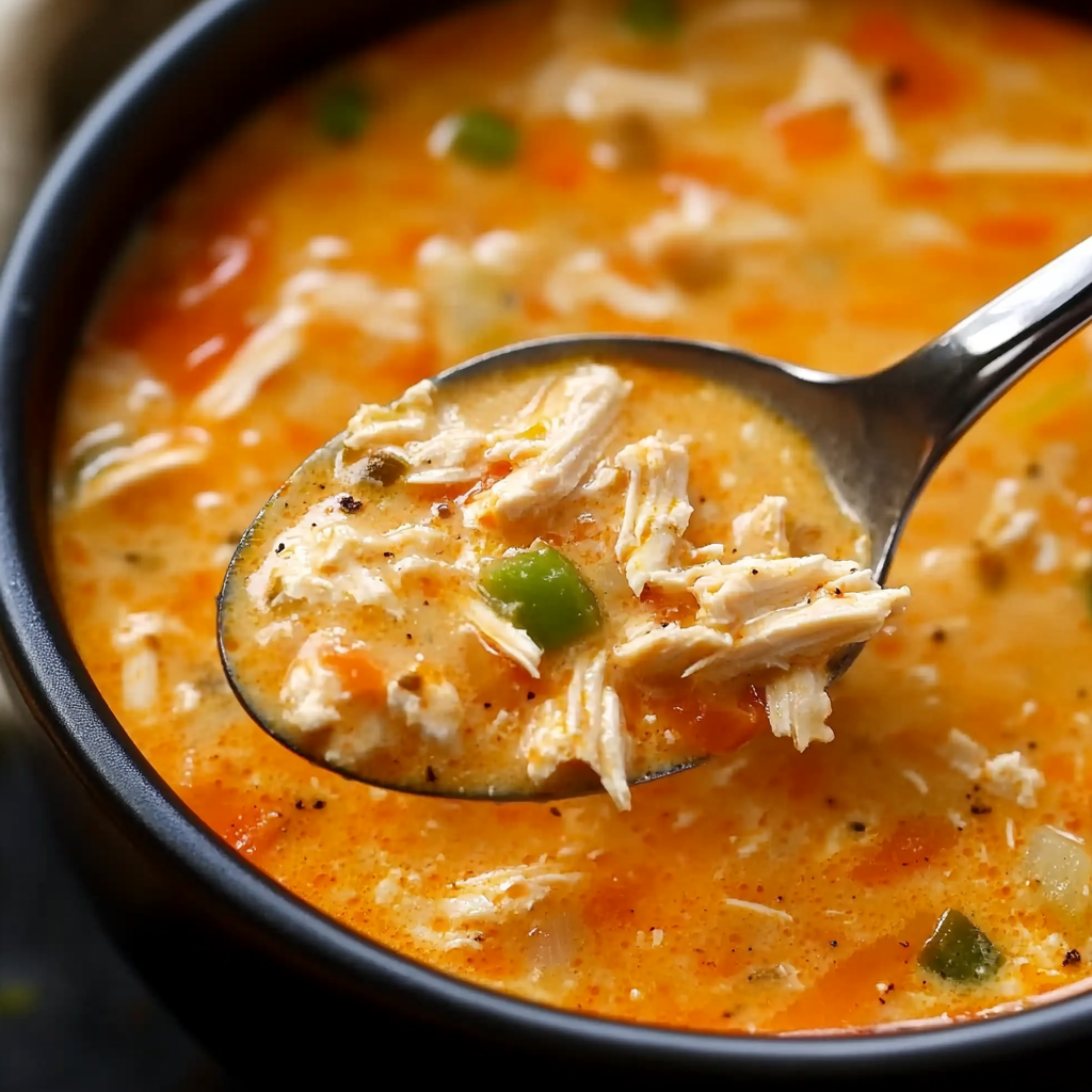 Creamy Buffalo Chicken Soup