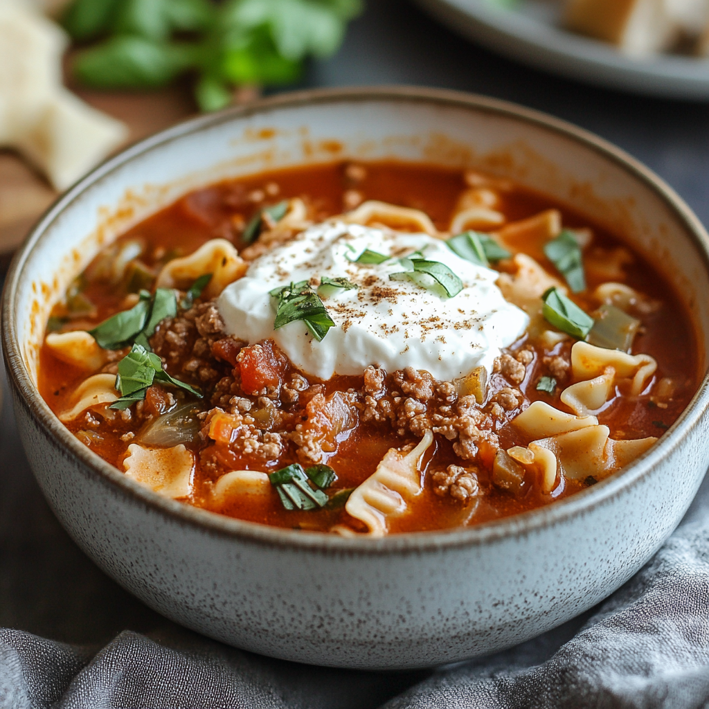 Lasagna Soup