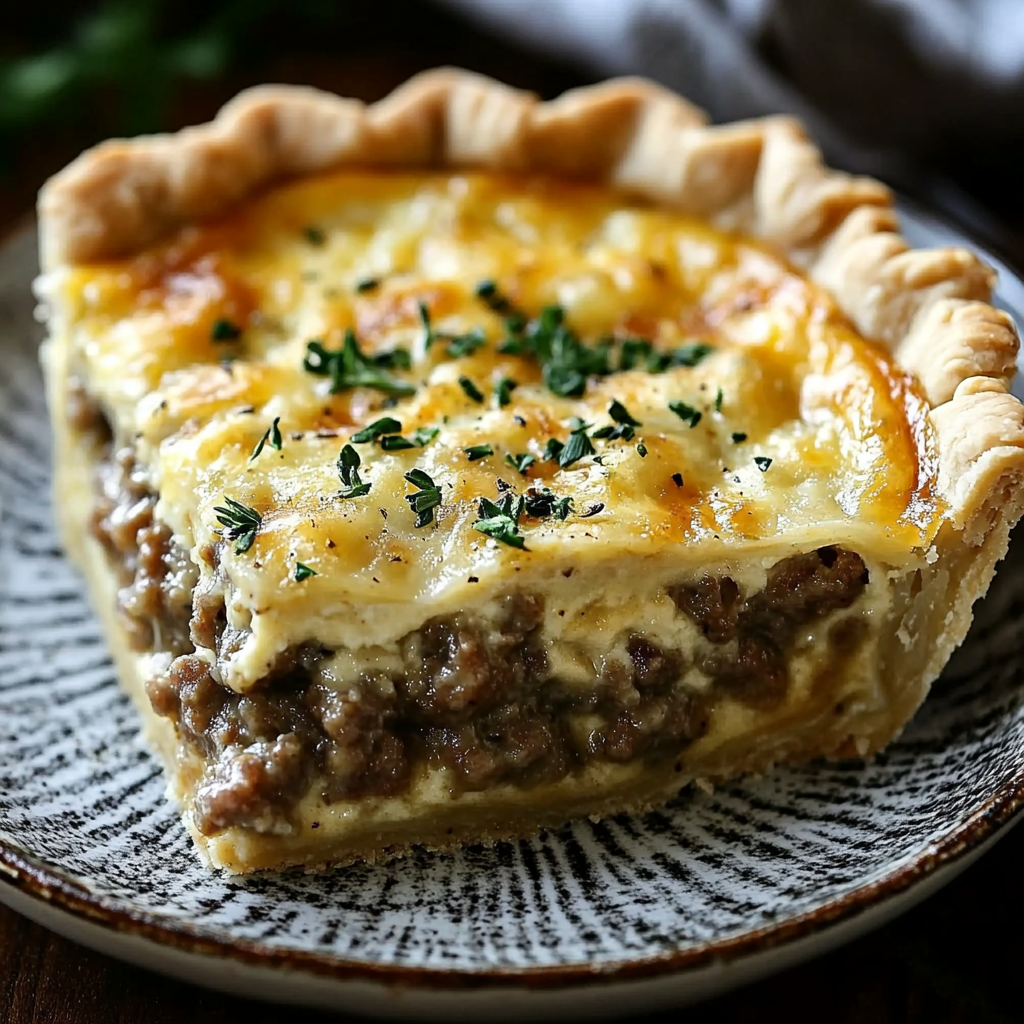 Quiche with Sausage Gravy