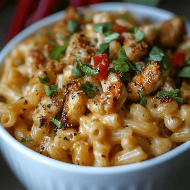 Honey Pepper Chicken Mac and Cheese