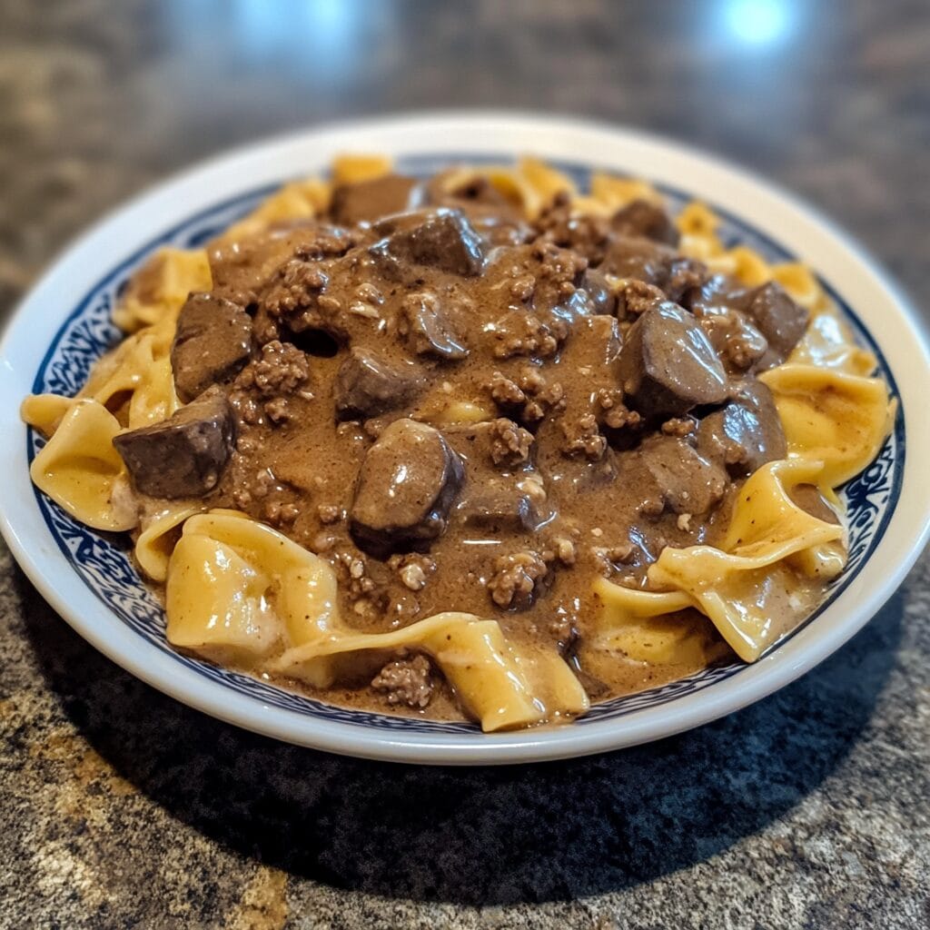 Ground Beef Stroganoff