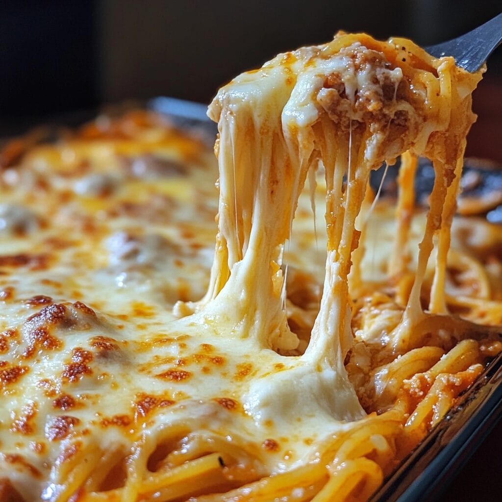 Baked Cream Cheese Spaghetti