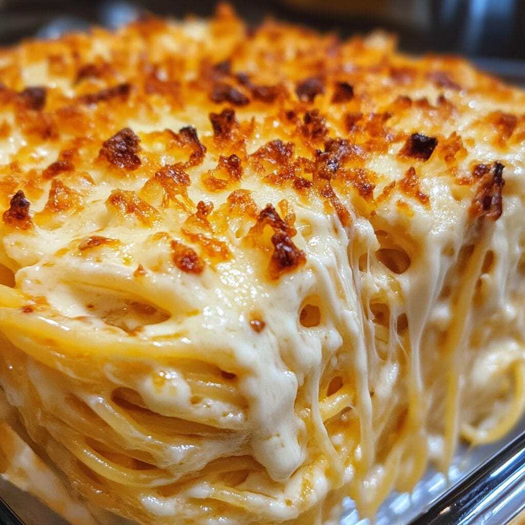 Baked Cream Cheese Spaghetti