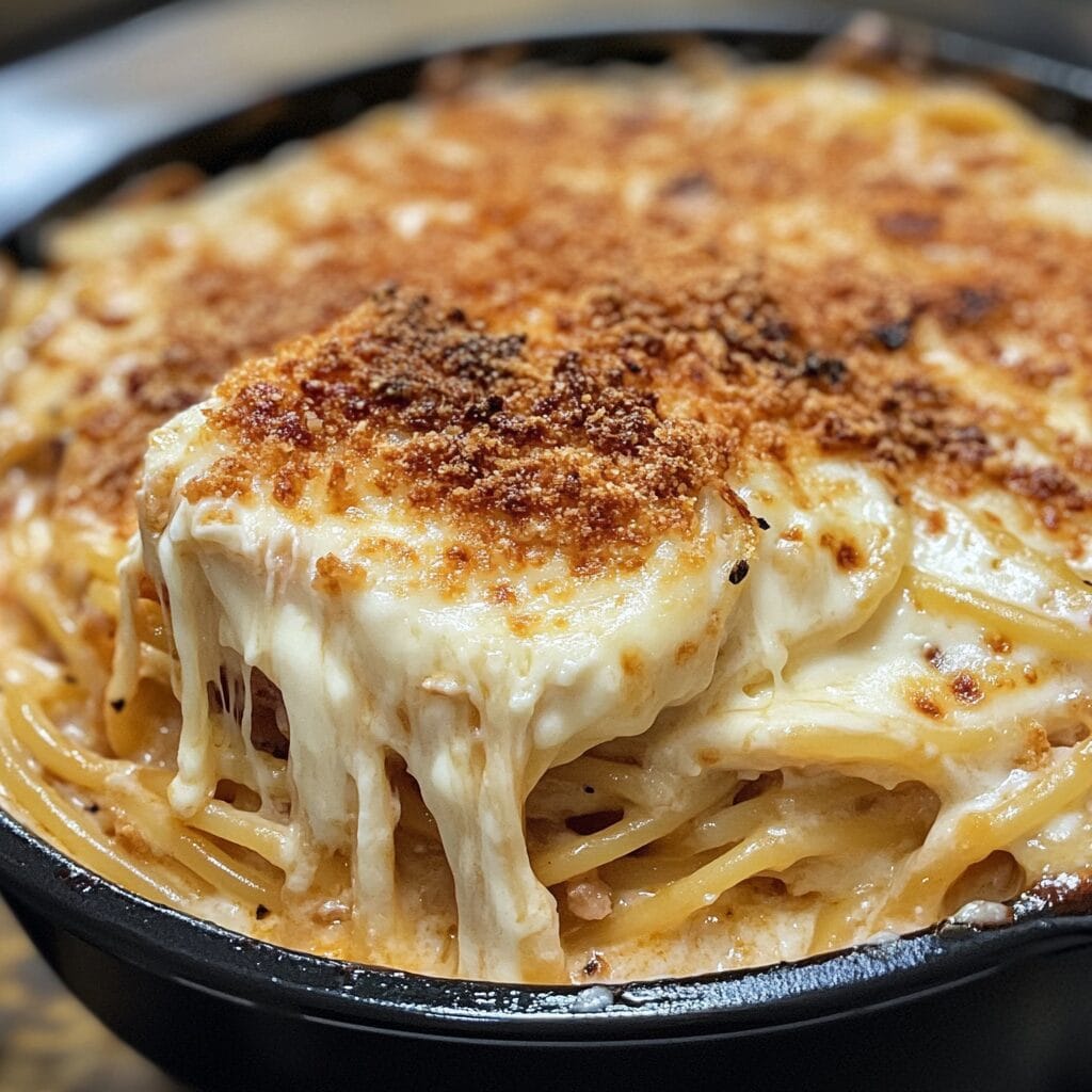 Baked Cream Cheese Spaghetti