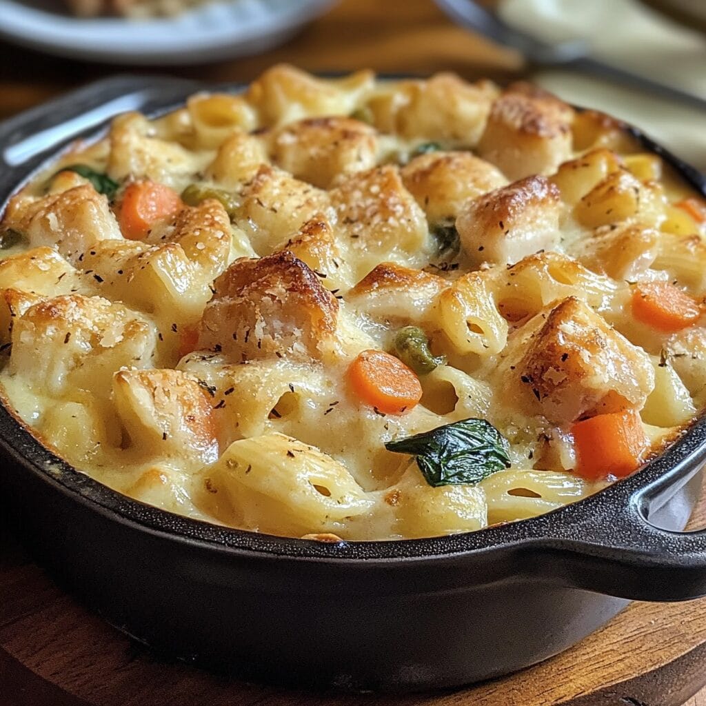 Chicken Pot Pie Pasta