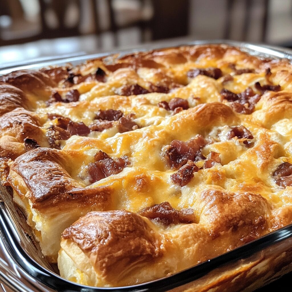 Crescent Roll Breakfast Casserole