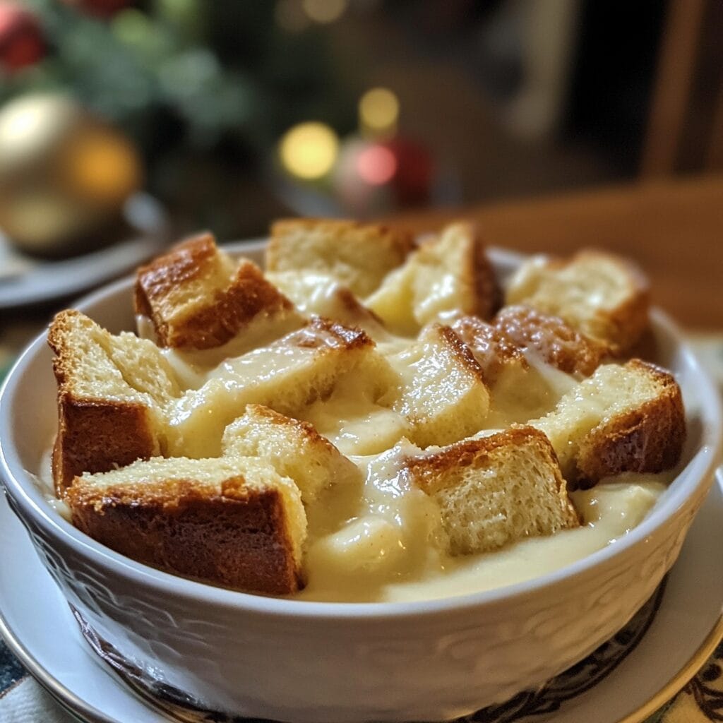 Eggnog Bread Pudding