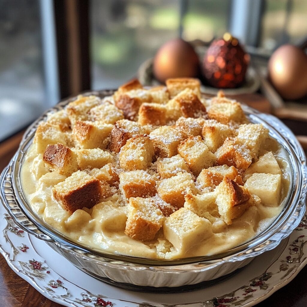 Eggnog Bread Pudding