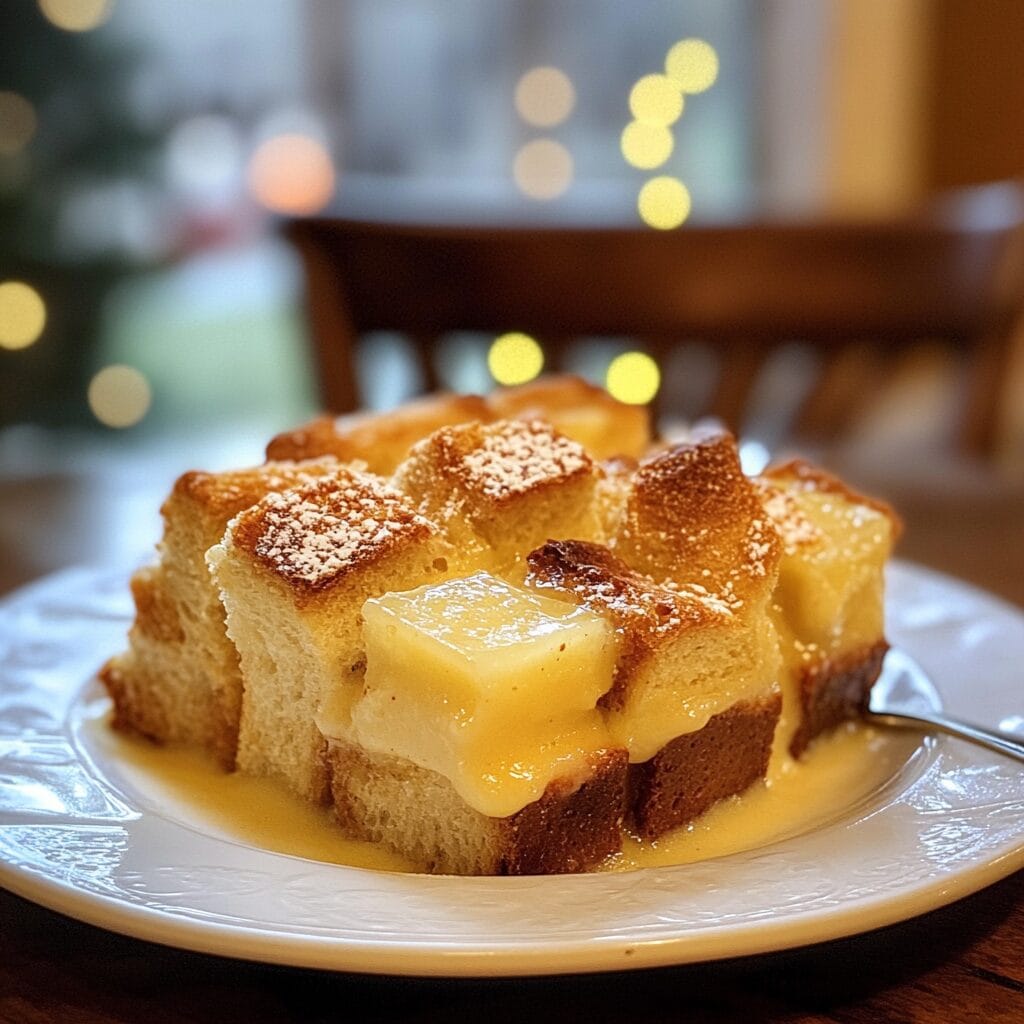 Eggnog Bread Pudding