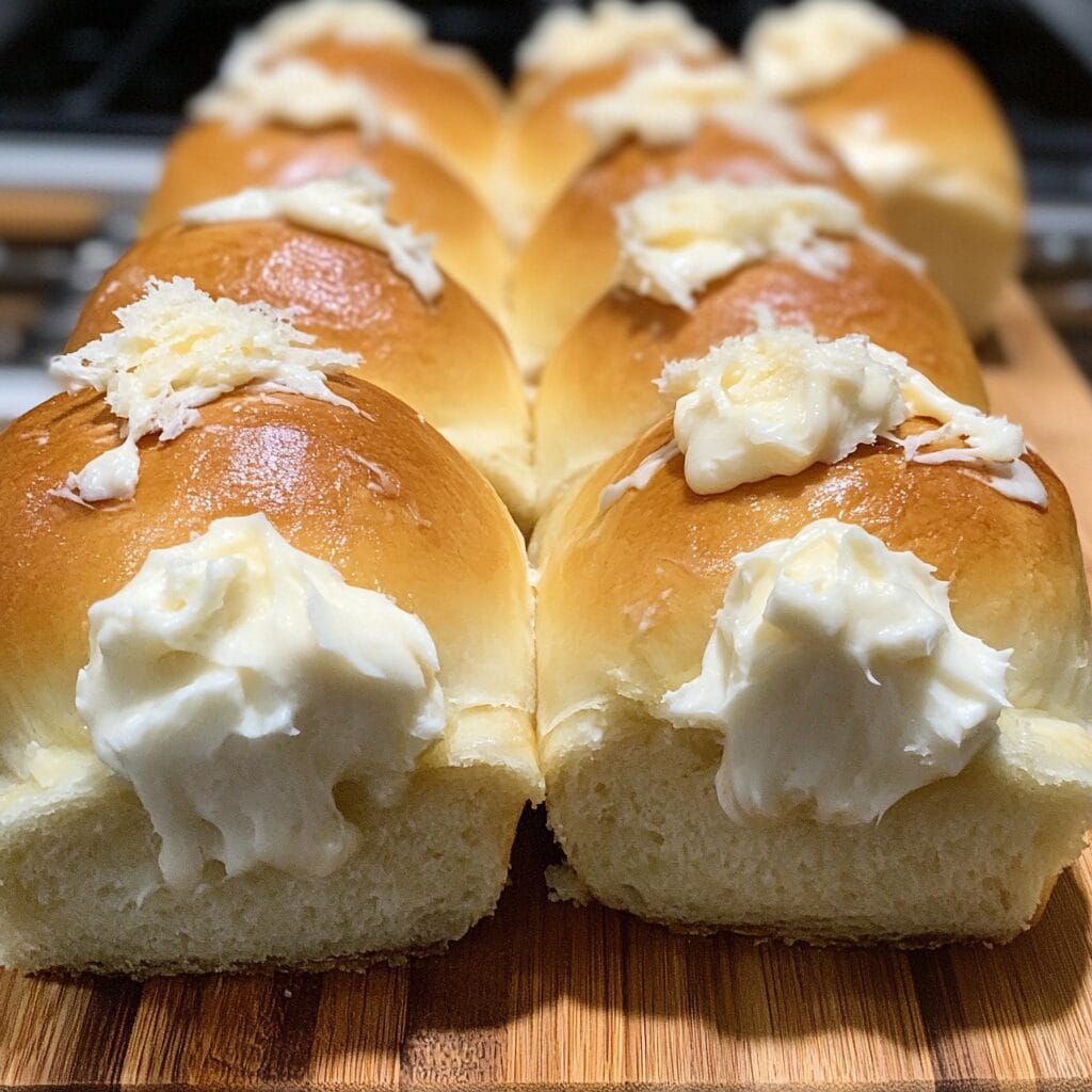 Garlic Cream Cheese Hawaiian Rolls