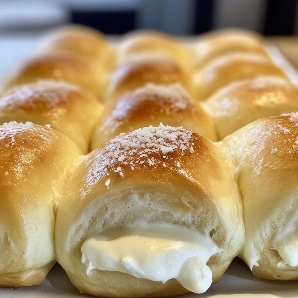 Garlic Cream Cheese Hawaiian Rolls