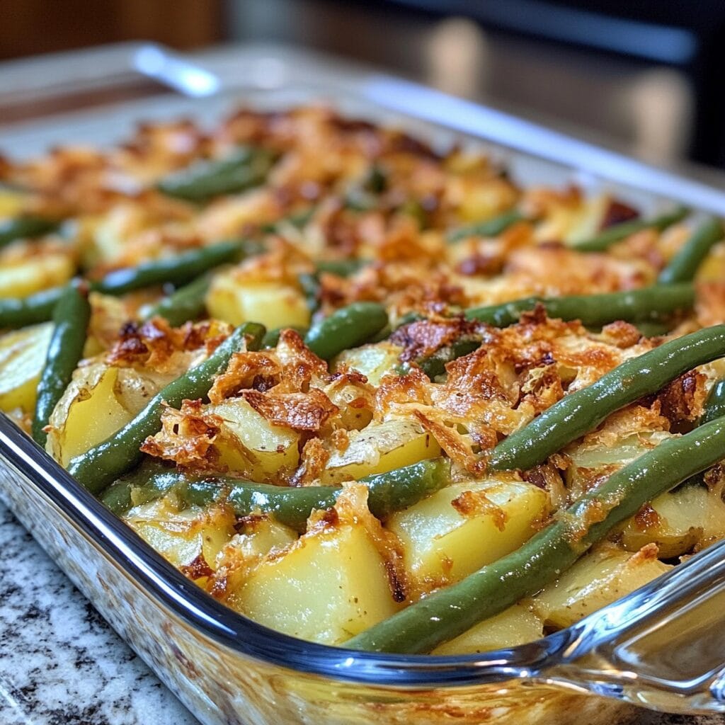 Green Bean and Potato Casserole