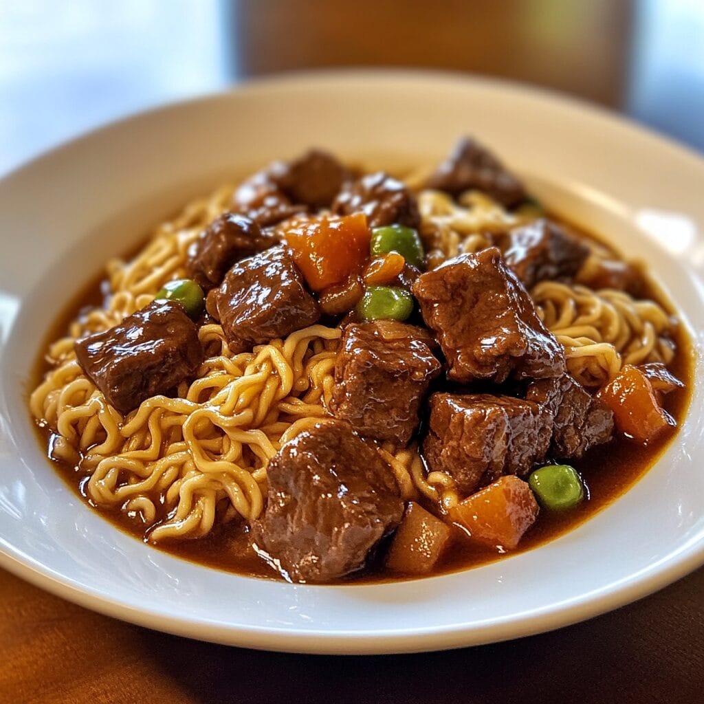 Mongolian Beef Noodles