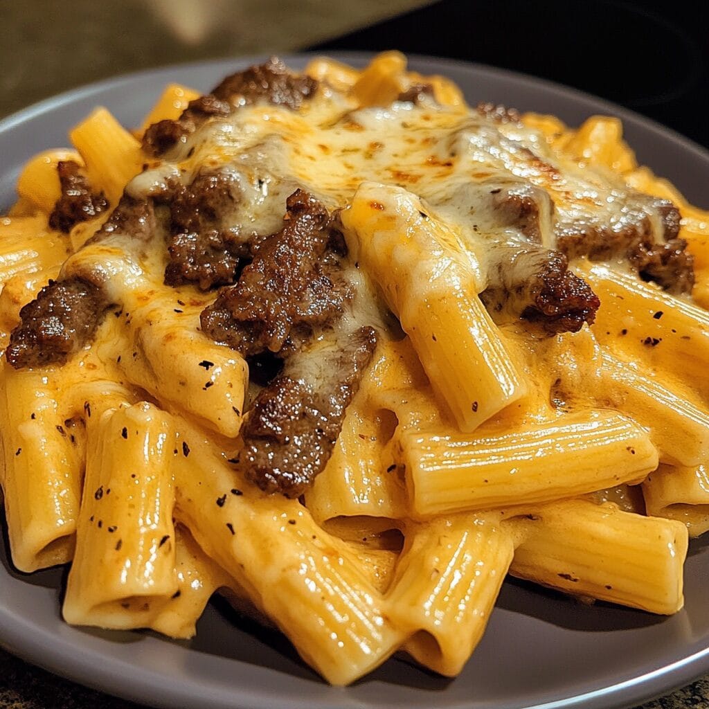 Philly Cheesesteak Pasta