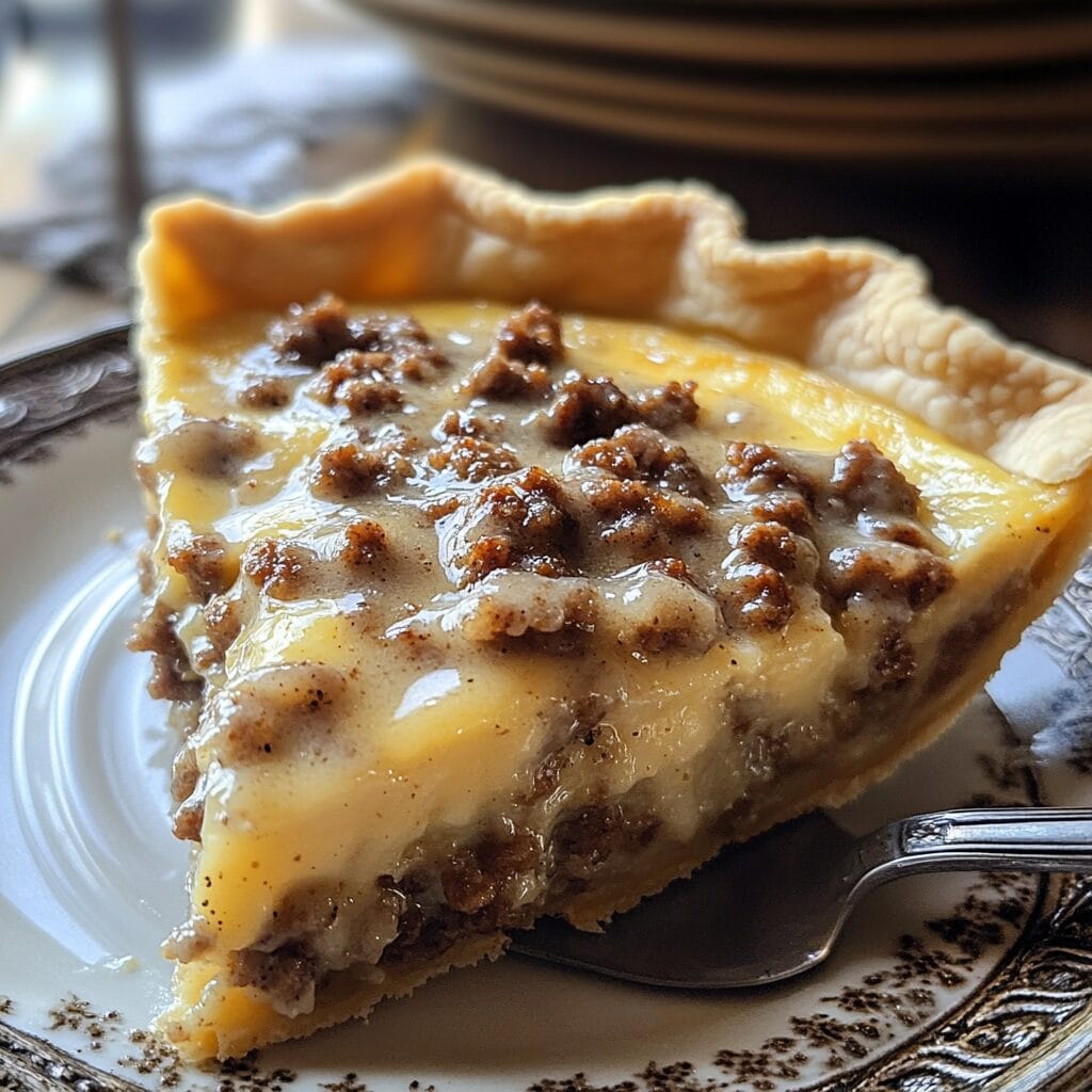 Quiche with Sausage Gravy