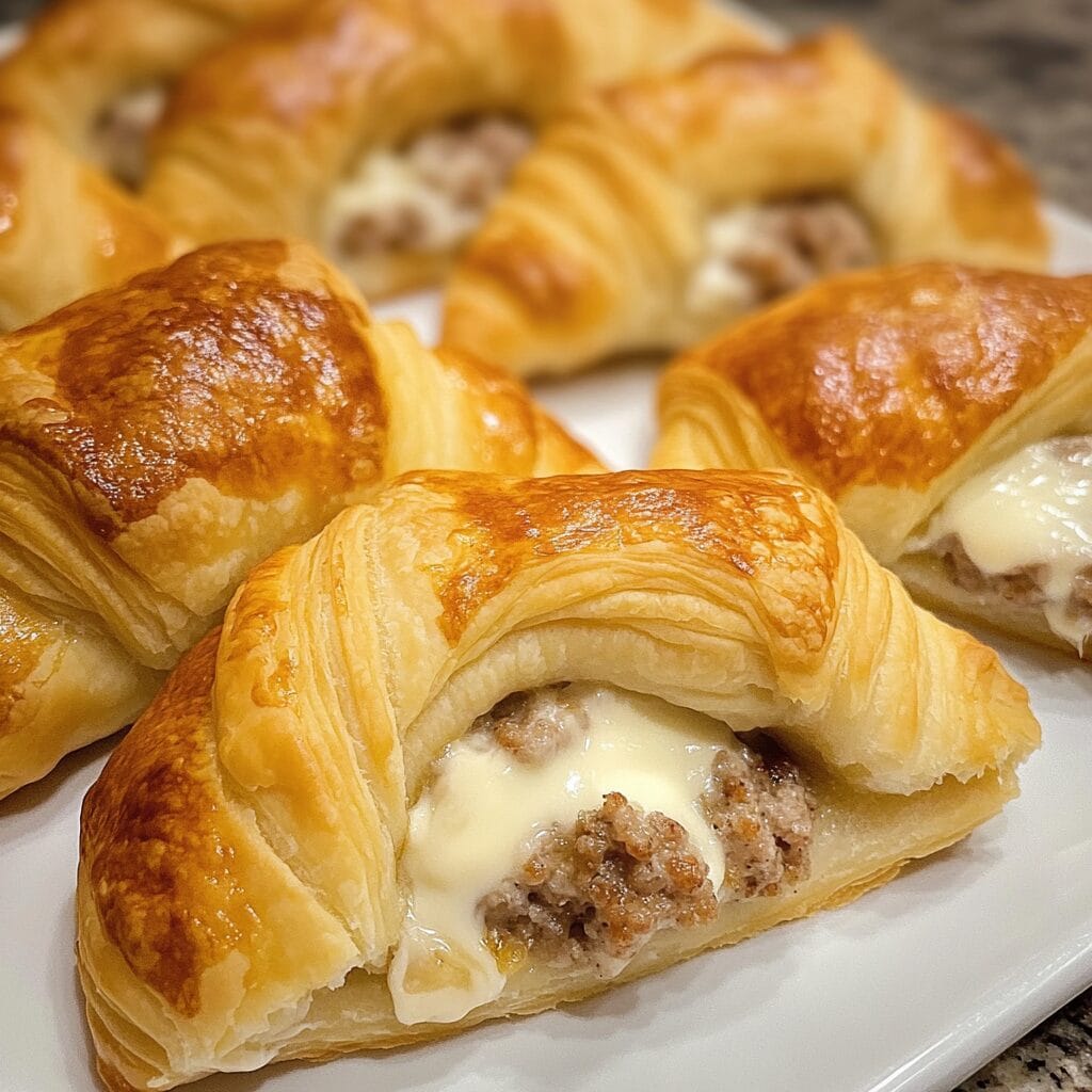sausage cream cheese crescents