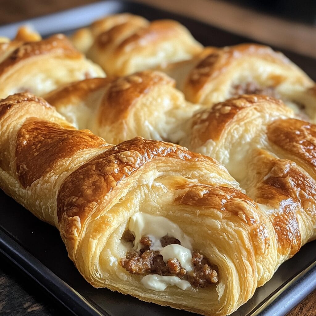 sausage cream cheese crescents