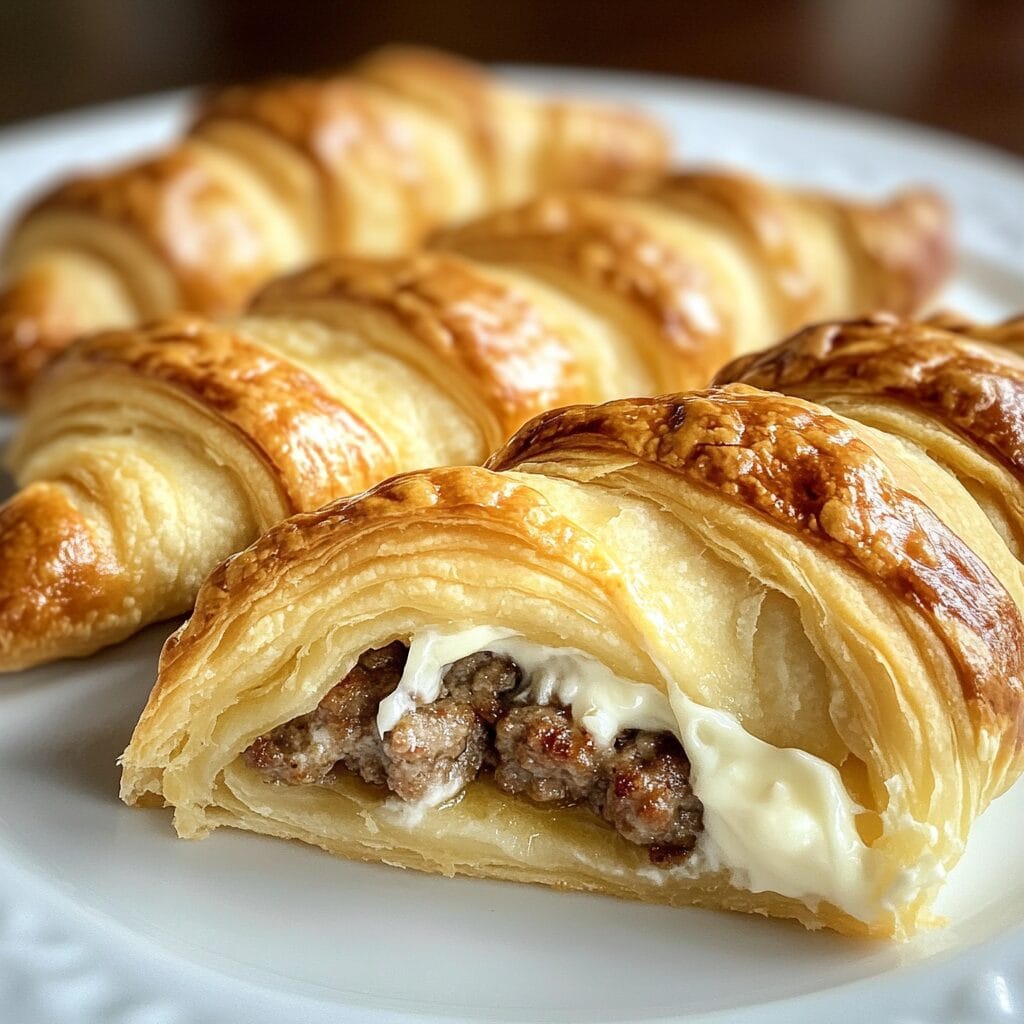 sausage cream cheese crescents