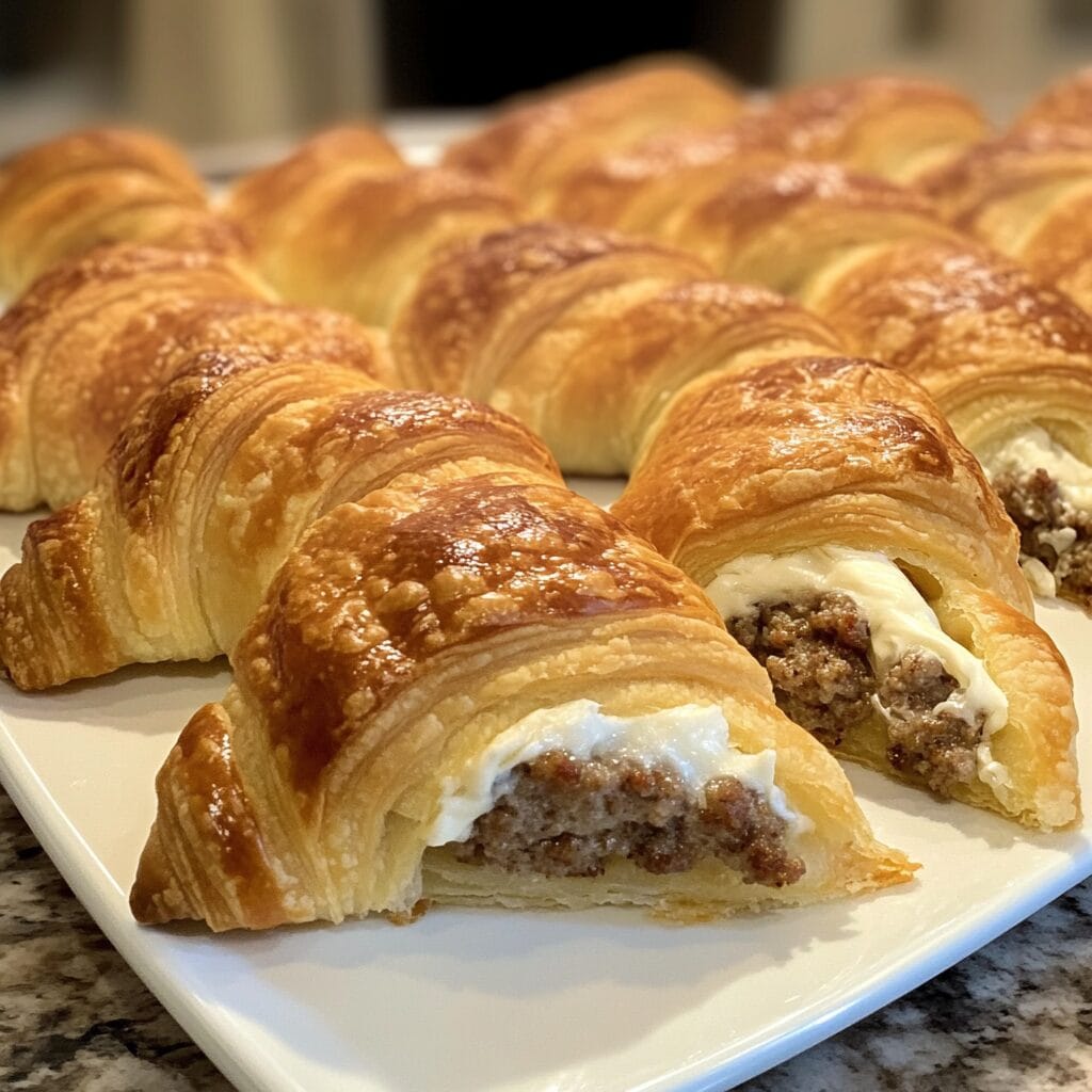 sausage cream cheese crescents