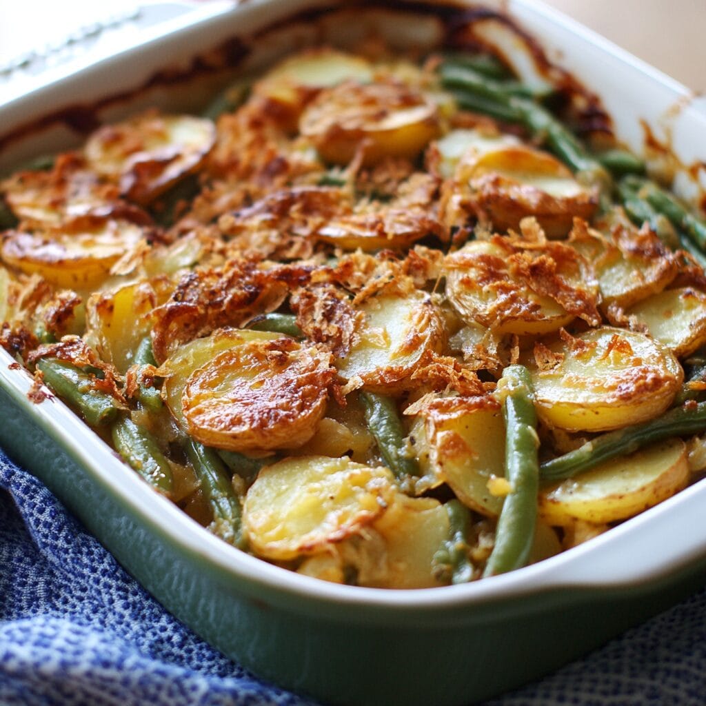 Savory Green Bean and Potato Casserole Delight
