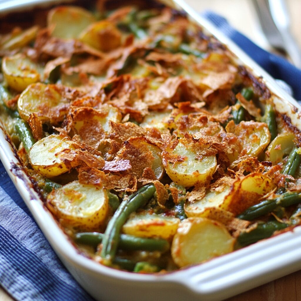 Savory Green Bean and Potato Casserole Delight