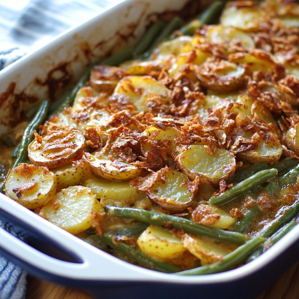 Savory Green Bean and Potato Casserole Delight