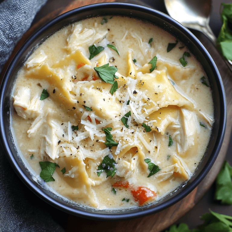 White Chicken Lasagna Soup