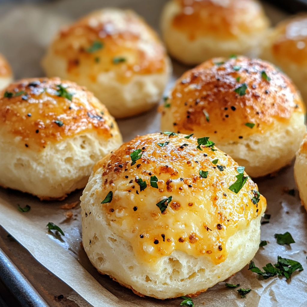 Freshly Baked Mozzarella Biscuit Bombs