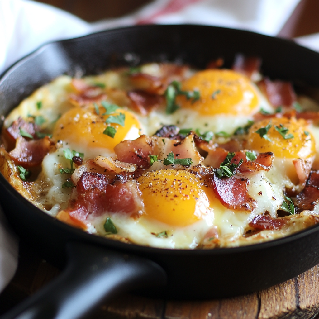 Simple Loaded Breakfast Skillet