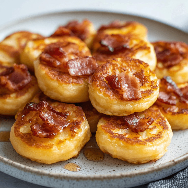 Easy Maple Bacon Pancake Bites