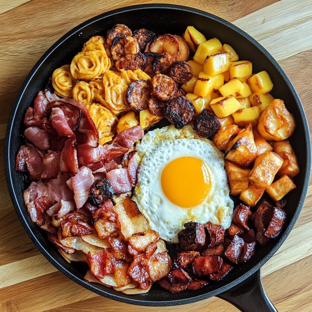 Simple Loaded Breakfast Skillet 