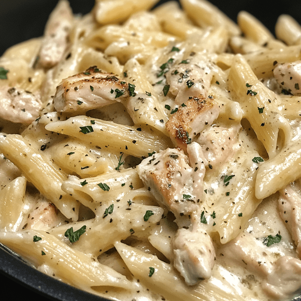 Creamy Chicken Alfredo Pasta