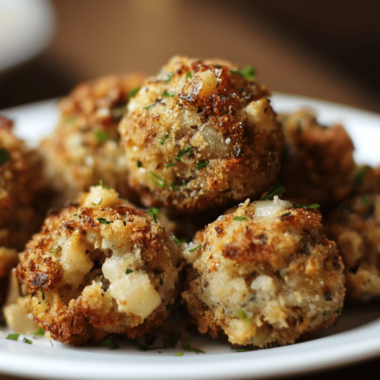 Stuffing Balls Recipe