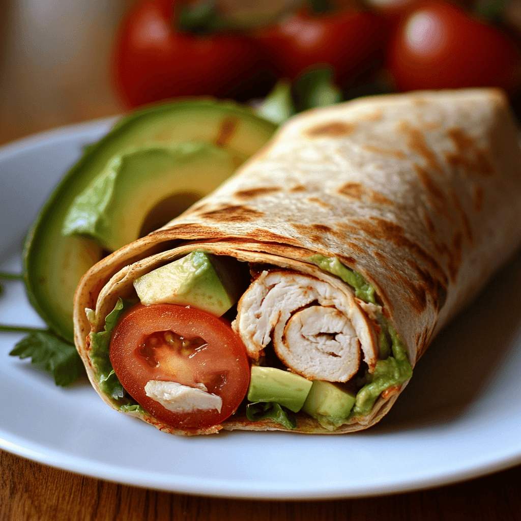 Turkey and Avocado Wraps