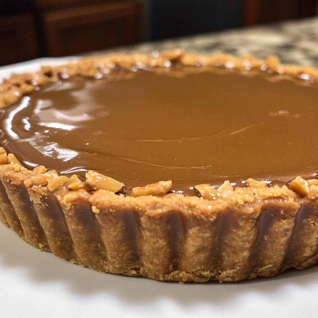 Decadent Peanut Butter Caramel Tart