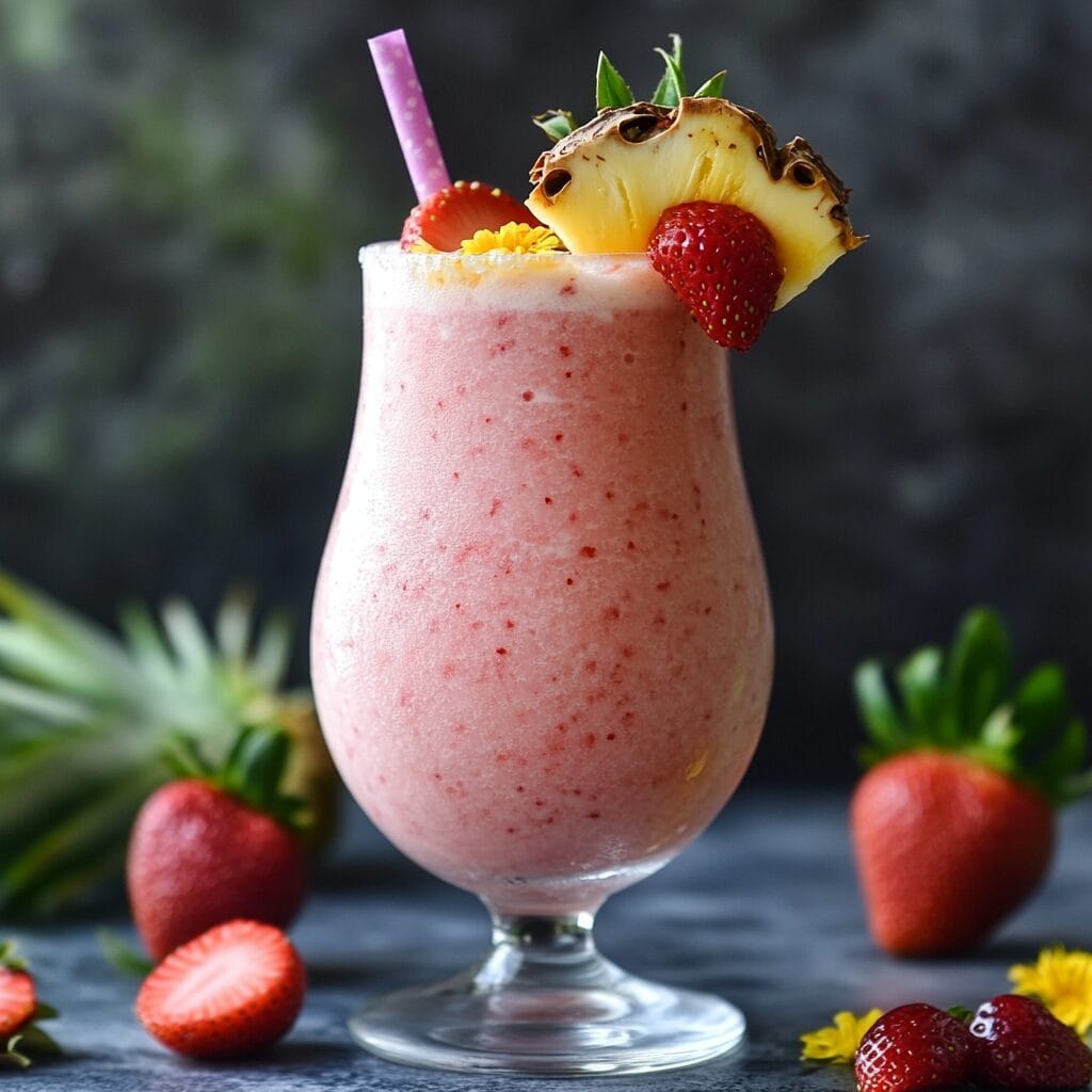 Creamy Strawberry Piña Colada