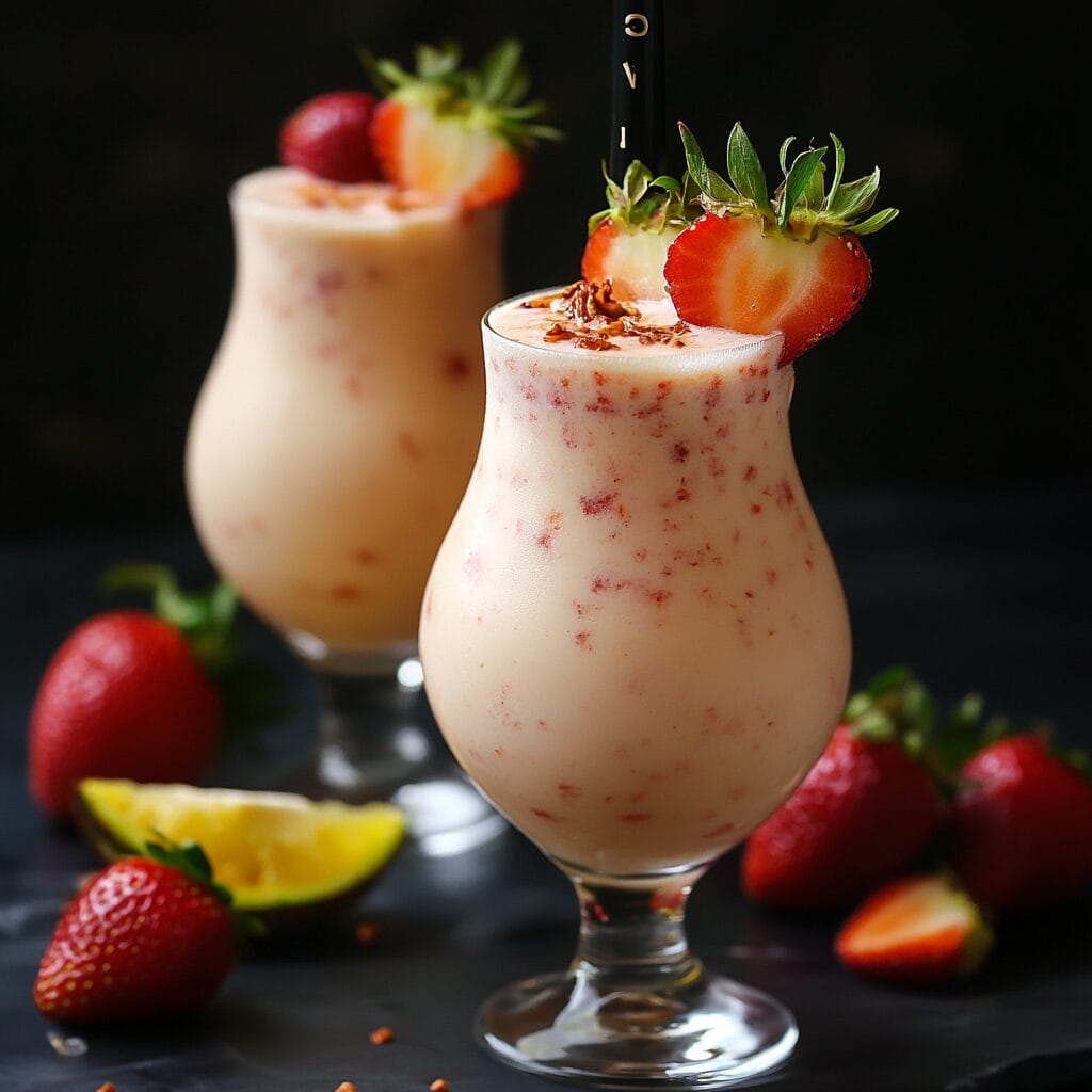 Creamy Strawberry Piña Colada